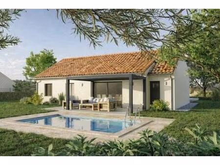 terrain avec maison neuve à vendre