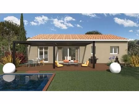 terrain avec maison neuve à vendre