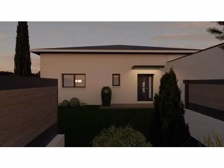 terrain avec maison neuve à vendre