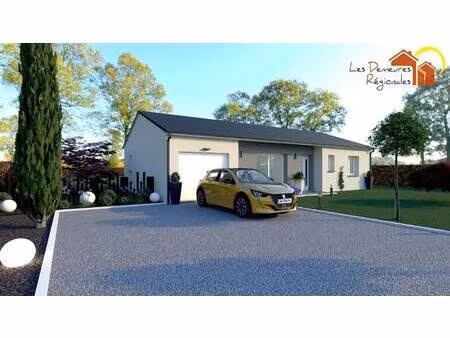 terrain avec maison neuve à vendre