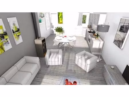 terrain avec maison neuve à vendre