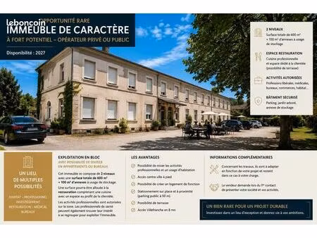 bâtiment 700 m²