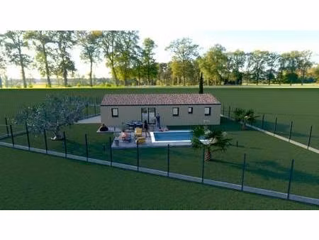 terrain avec maison neuve à vendre