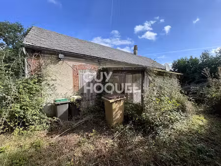 maison à rénover sur un grand terrain