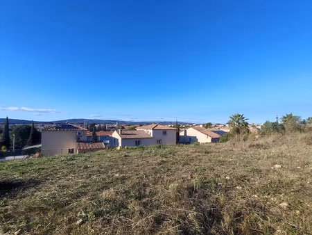 vente terrain 430 m² à gigean (34770)  230 000 €