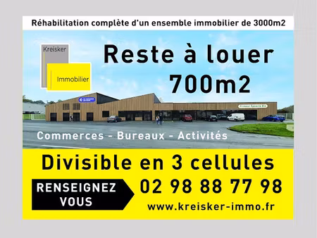 location locaux professionnels 0 pièces 700 m² à morlaix (29600)  5 950 €