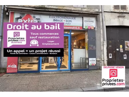 chateauneuf sur loire - cession de bail  local commercial