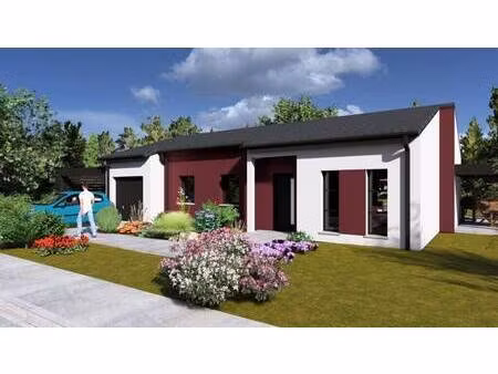 terrain avec maison neuve à vendre