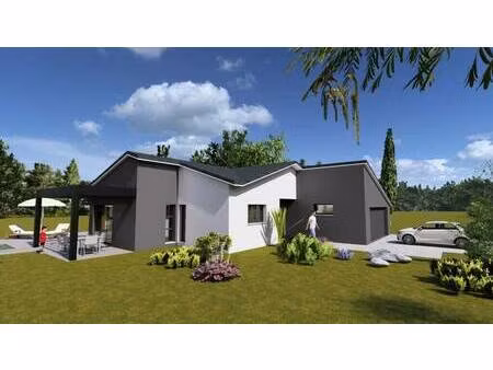 terrain avec maison neuve à vendre