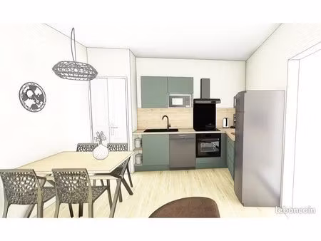 t2 non meublé (42m2) - frontenay rohan rohan