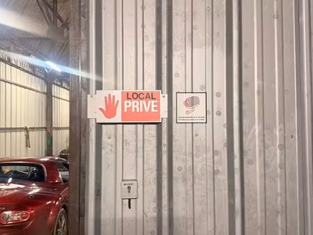 atelier mécano 130 m² équipé – pont + triphasé + vidéosurveillance 24/24