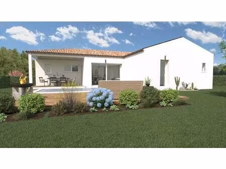 terrain avec maison neuve à vendre