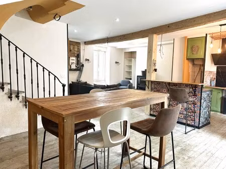 maison t4 avec jardin arboré trèbes  hors zone inondable