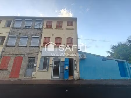 immeuble de rapport avec commerce - bourg de saint-pierre