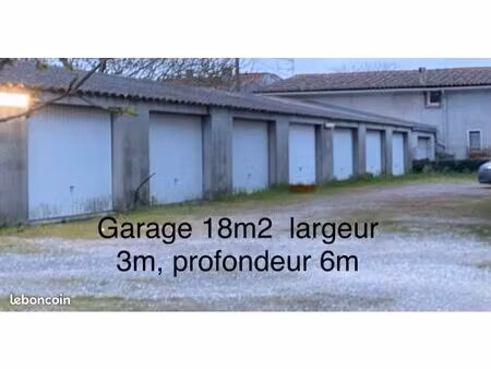 garage individuel 18m2 box à bram