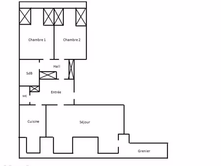 decazeville t3 à louer
