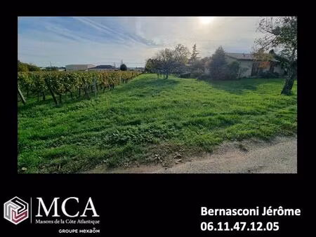 terrain à bâtir à saint-magne-de-castillon (33350)