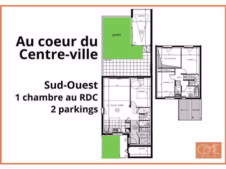 maison type 4 - exposition sud-ouest - plein centre-ville - saint-jouan-des-guerets