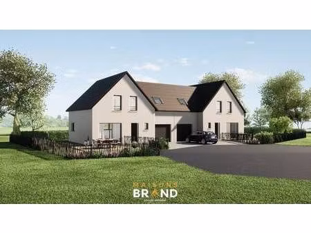 terrain avec maison neuve à vendre