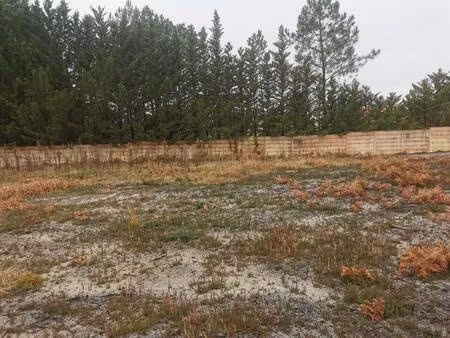 terrain constructible à vendre