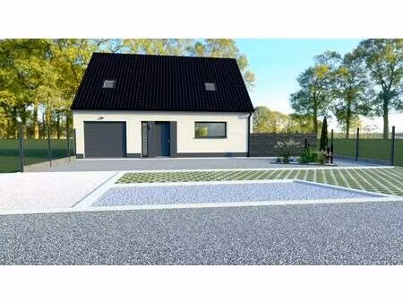 terrain avec maison neuve à vendre