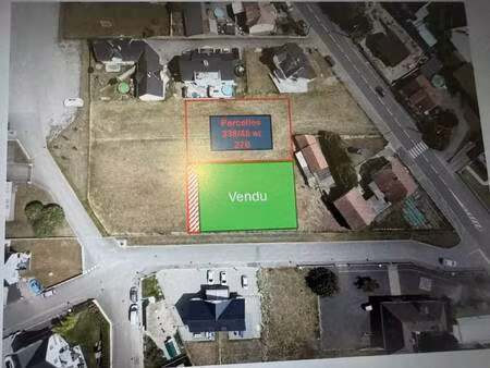 terrain constructible à vendre