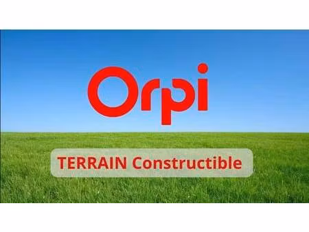 terrain constructible à vendre