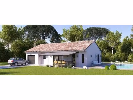 terrain avec maison neuve à vendre