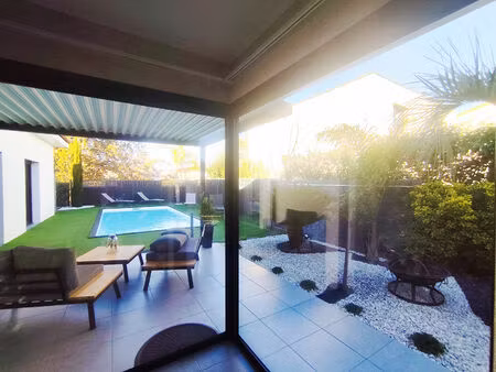 villa contemporaine de plain pied 127 m2 - pollestres