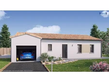 terrain avec maison neuve à vendre