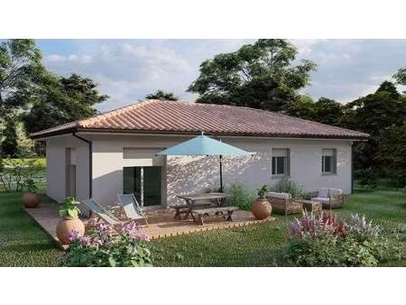 terrain avec maison neuve à vendre