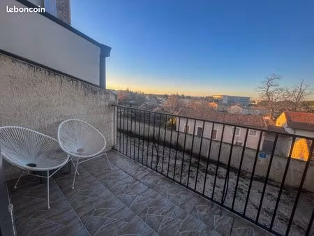 appartement meublé avec terrasse