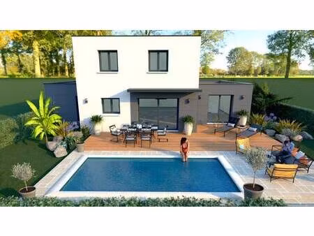 terrain avec maison neuve à vendre