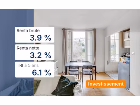 vente appartement 2 pièces 33 m² à saint-cloud (92210)  290 000 €