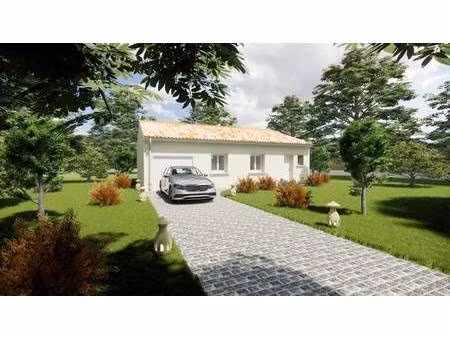 terrain avec maison neuve à vendre