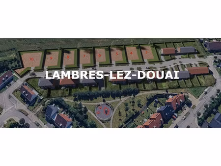 vente terrain 549 m² à lambres-lez-douai (59552)  70 000 €