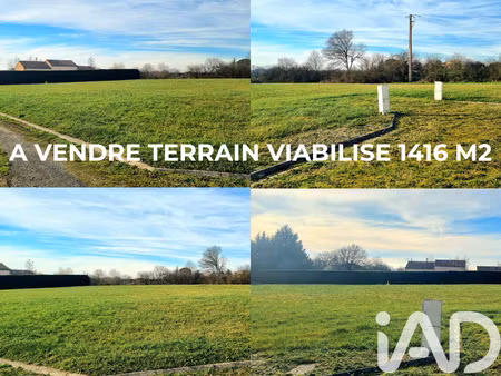 vente terrain à bâtir 1 416 m²