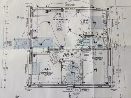 villa 3 pièces 69 m²