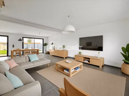 coquelles pont du leu  maison récente individuelle de semi-plain pied.