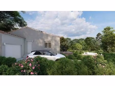 terrain avec maison neuve à vendre