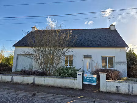 maison 2 chambres vie de plain pied avec jardin callac (22160)