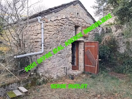 vente maison 1 pièce 16 m² massegros causses gorges (48500)
