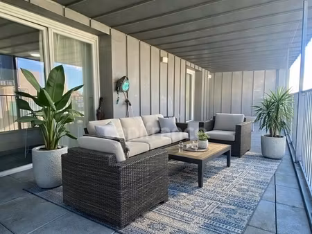 appartement dernier étage avec terrasses 55m² à vendre 4 pièces montpellier (34)