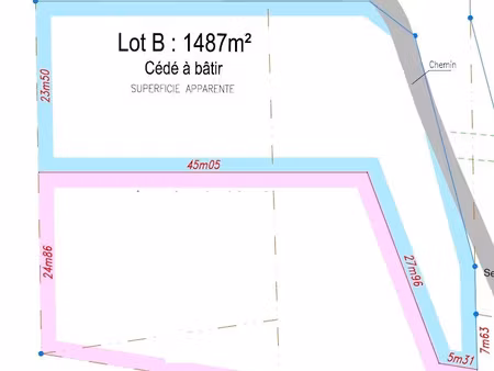 vente terrain à galluis (78490)  239 000 €