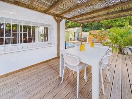 bordeaux cauderan maison de plain pied 3/4 chambres  piscine  parking