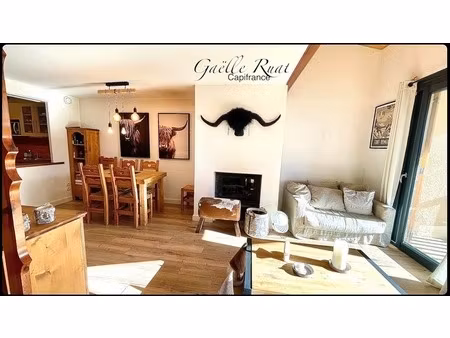 font romeu (66) chalet 3 pièces - 2 faces avec cheminée - garage - terrasse vue dégagée