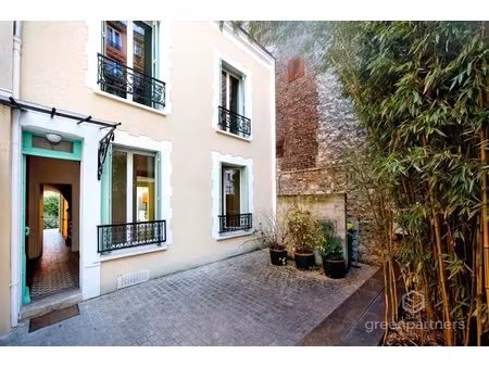 maison familiale 157 m² avec jardin – paris 20ᵉ gambetta - à louer