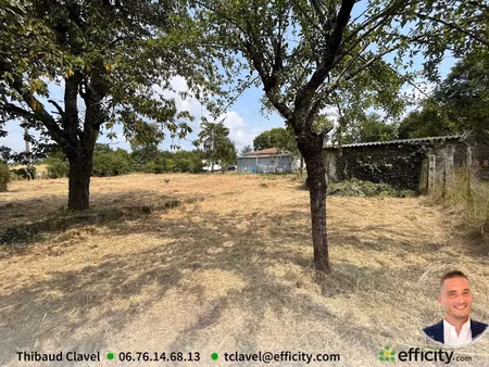 vente terrain 900 m² à roullet-saint-estèphe (16440)  34 000 €