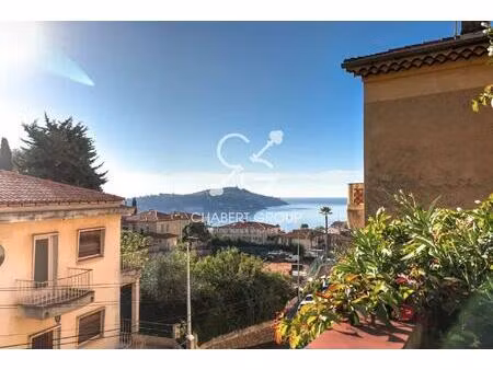 villefranche-sur-mer villa 103 m2 avec garage a renover