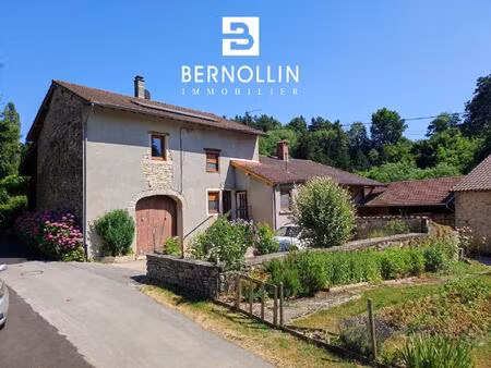 maison de village en pierre avec terrain.